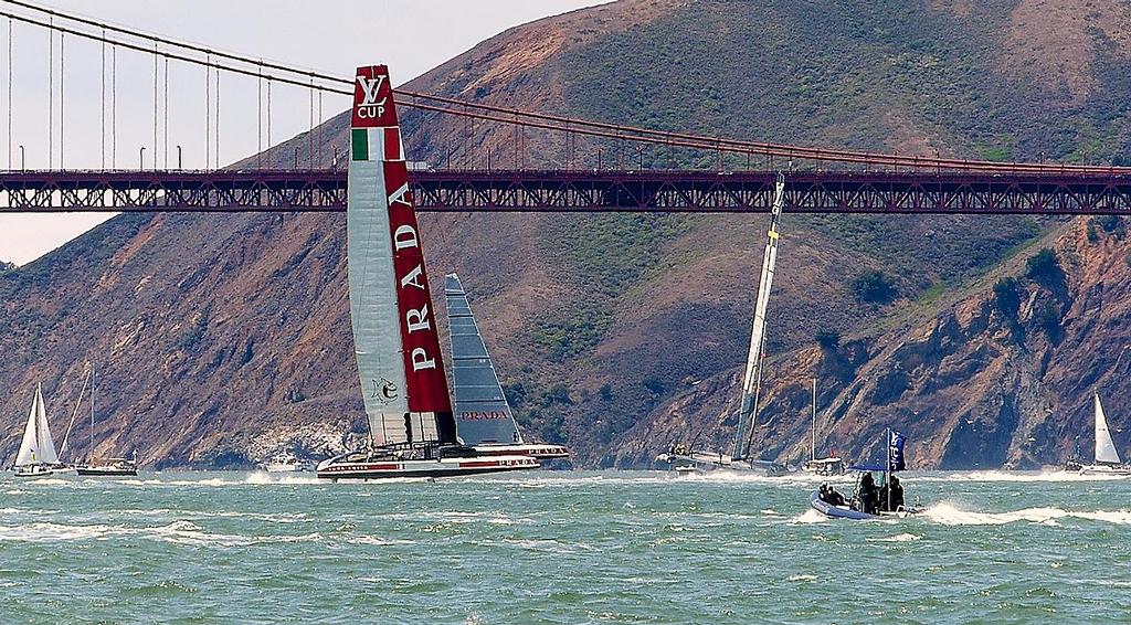  Louis Vuitton Cup, Semi-Final 3, August 10, 2013 © John Navas 